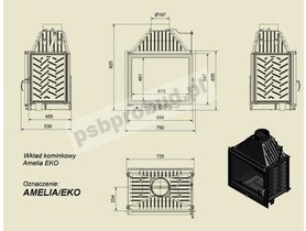 wkład kominkowy AMELIA EKO 18