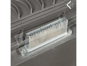 Wkład kominkowy OLIWIA 18 gilotyna + dolot + glass